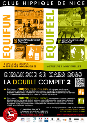 DOUBLE COMPET : CONCOURS CLUB/PONEY EQUIFUN et EQUIFEEL