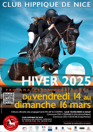 CSO D'HIVER : CONCOURS CSO PRO/AMA/CLUB/PONEY